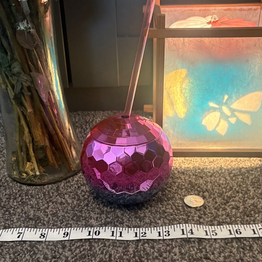 FREE W BUNDLE purple blue disco cup